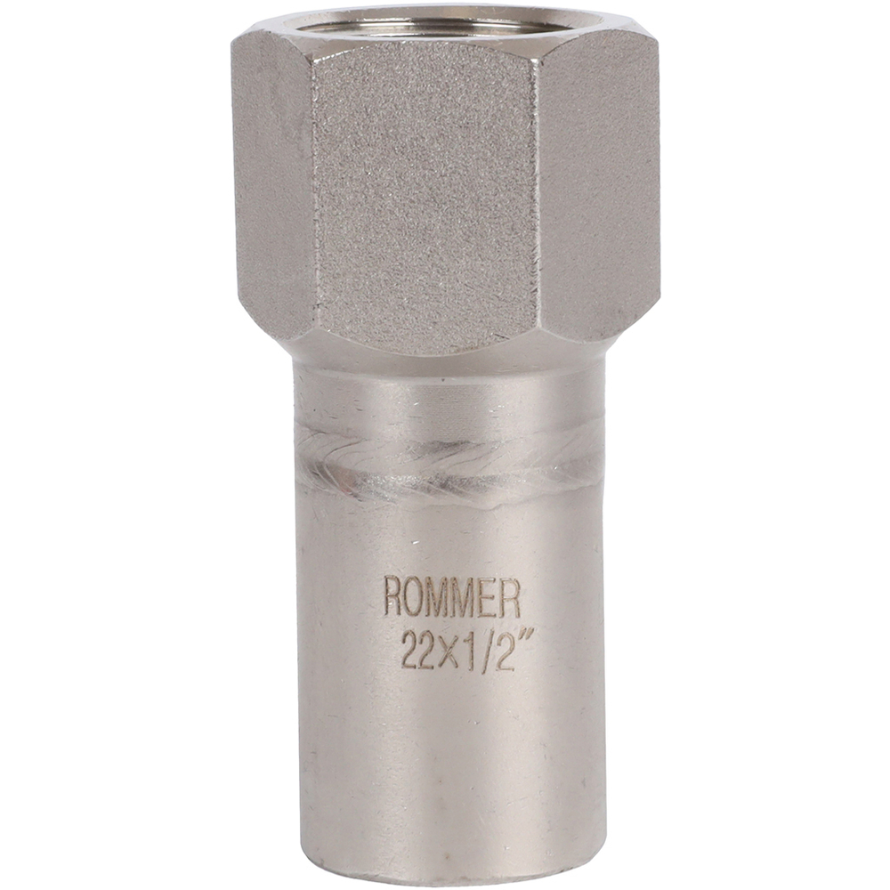ROMMER Вставка с ВР 22x1/2" из нержавеющей стали прессовой