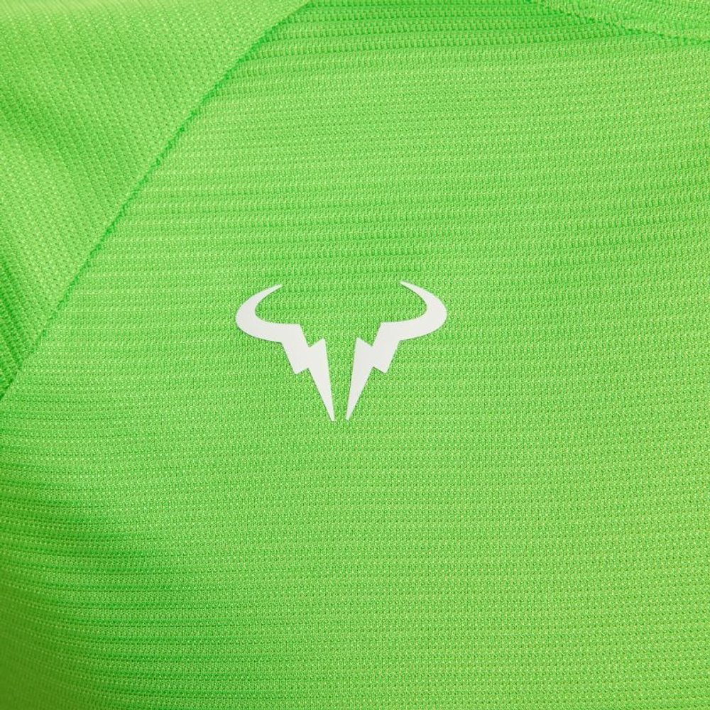 Мужская теннисная футболка Nike Rafa Challenger Dri-Fit Tennis Top - зеленый