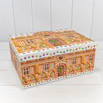 Коробка 37.5 х 29 х 16 см Набор 10 шт "Новый год" (Коричневый)