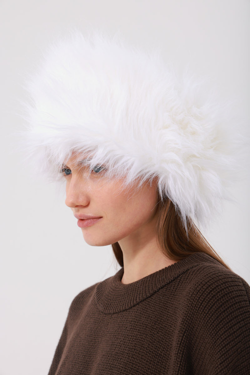 Пальто из экомеха укороченное, песочный