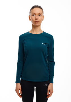 ЛОНГСЛИВ УТЕПЛЕННЫЙ ЖЕНСКИЙ WARM LONG SLEEVES TEE | TEAL