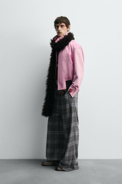 ZARA HARRY LAMBERT X DISNEY КУРТКА КОНТРАСТНАЯ, РОЗОВЫЙ