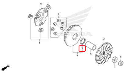 91203-K35-V01. OIL SEAL, 24X31X3.5