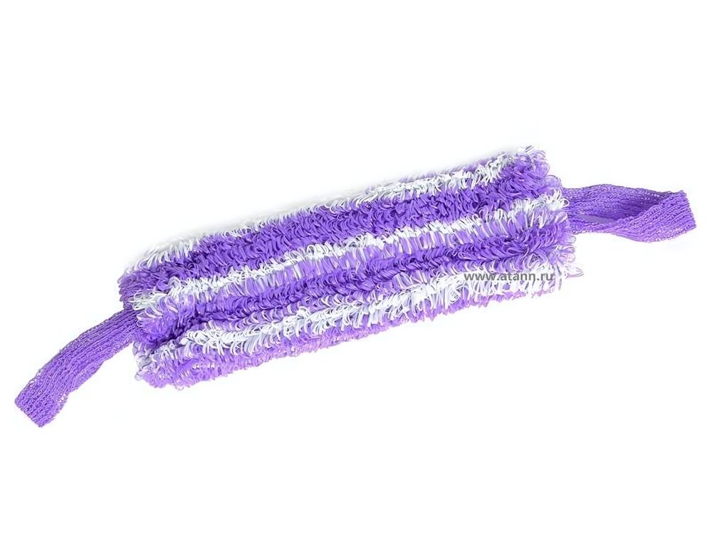 Мочалка банная Травка-полоска 180*420мм