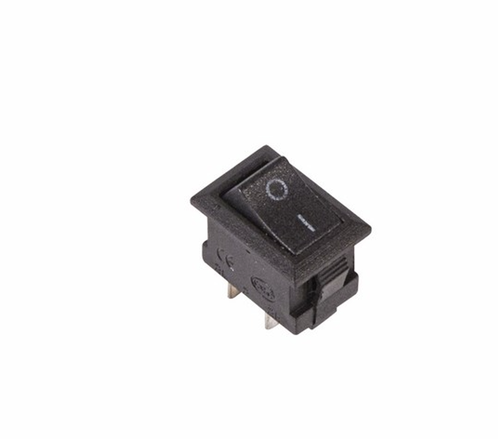 439 Выключатель клавишный 250V 3A 2c ON-OFF черный Micro