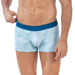 Голубые трусы-хипсы с принтом Emphatic Trunks (Размер: M) (Цвет: голубой)