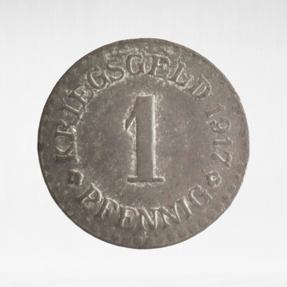 Germany, 1 Pfennig - Cassel, 1917, F