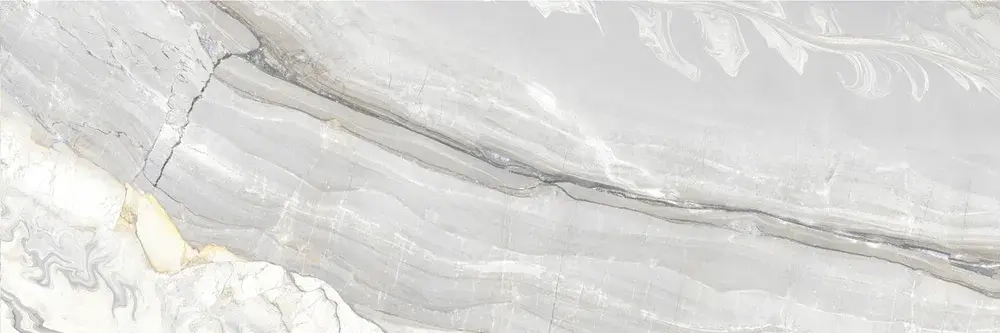 Настенная плитка ALMA Ceramica TWU93MGC64R Magic 90x30 серая глянцевая под камень