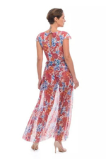 Пляжная юбка "Гранаты красные"