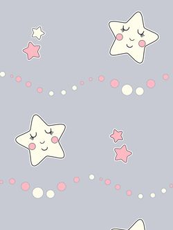 Наволочка комплект 2шт перкаль Сказка "Спящие звезды" 50x70 см на молнии