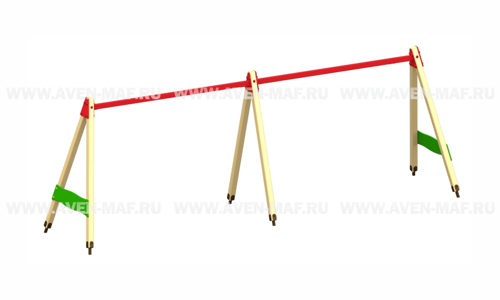 Каркас качелей КР-33/2 для цепных подвесов Гнездо и обычные