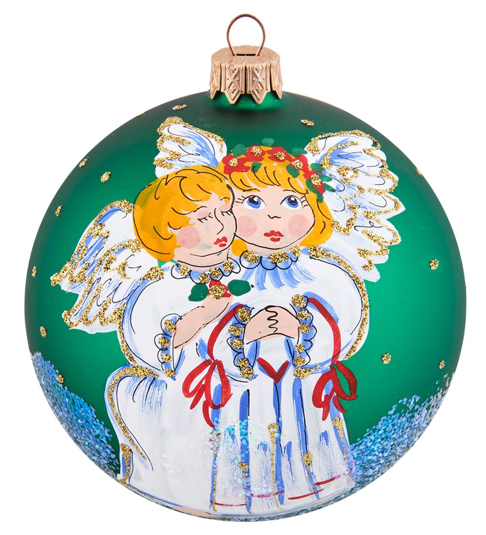 Элита НФШ-1681/2 Ел.украшение Шар «Два Ангела» 100 мм