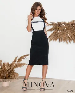 Юбка 1146н-черный Minova