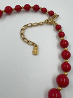 Бусы из красного пластика Liz Claiborne