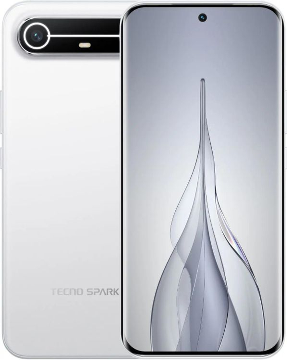 6.78" Смартфон TECNO Spark Slim 8/256Gb,  NFC,  AMOLED,  144Гц,  5160мAч,  белый