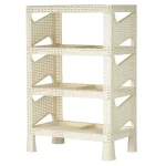 Полка для обуви Плетёнка (Слоновая кость)