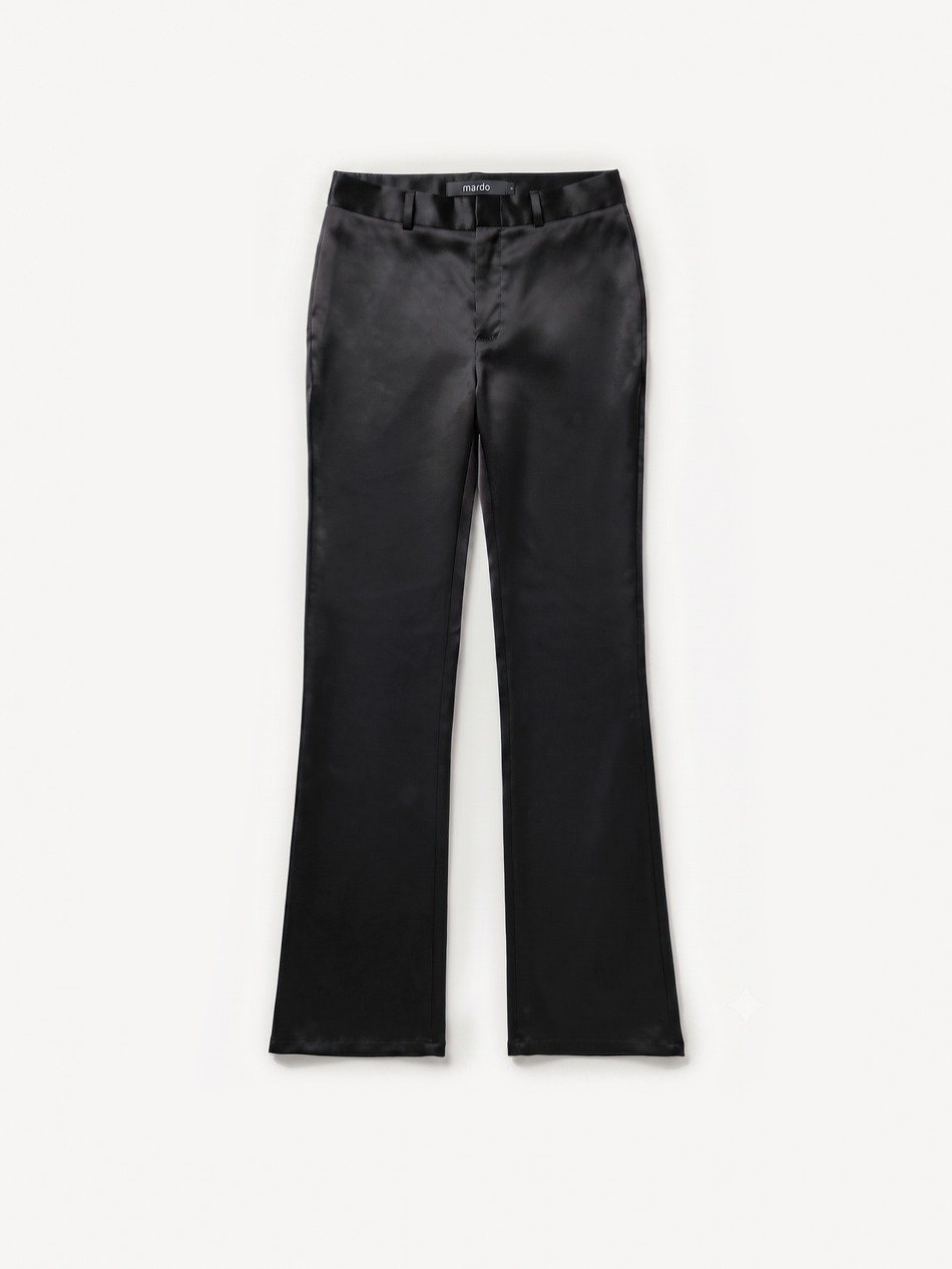 Черные брюки bootcut