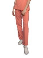 Брюки медицинские женские Pulse R122 с эластичным поясом, коралловый, 50