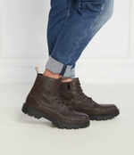 Кожаные трапперы adley BOSS BLACK - коричневый(50503557)