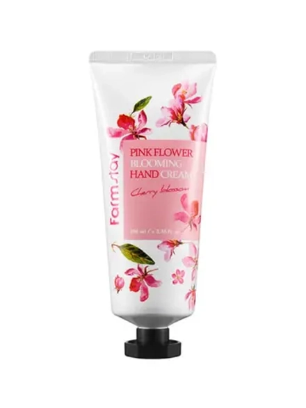 FARMSTAY - КРЕМ ДЛЯ РУК С ЭКСТРАКТОМ ЛЕПЕСТКОВ ВИШНЕВОГО ЦВЕТА PINK FLOWER BLOOMING HAND CREAM CHERRY BLOSSOM, 100 ML