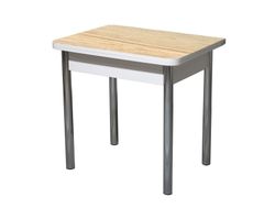 Стол ломберный (в ассортименте, 1 категория), ЛДСП/пластик/хром, Forpost