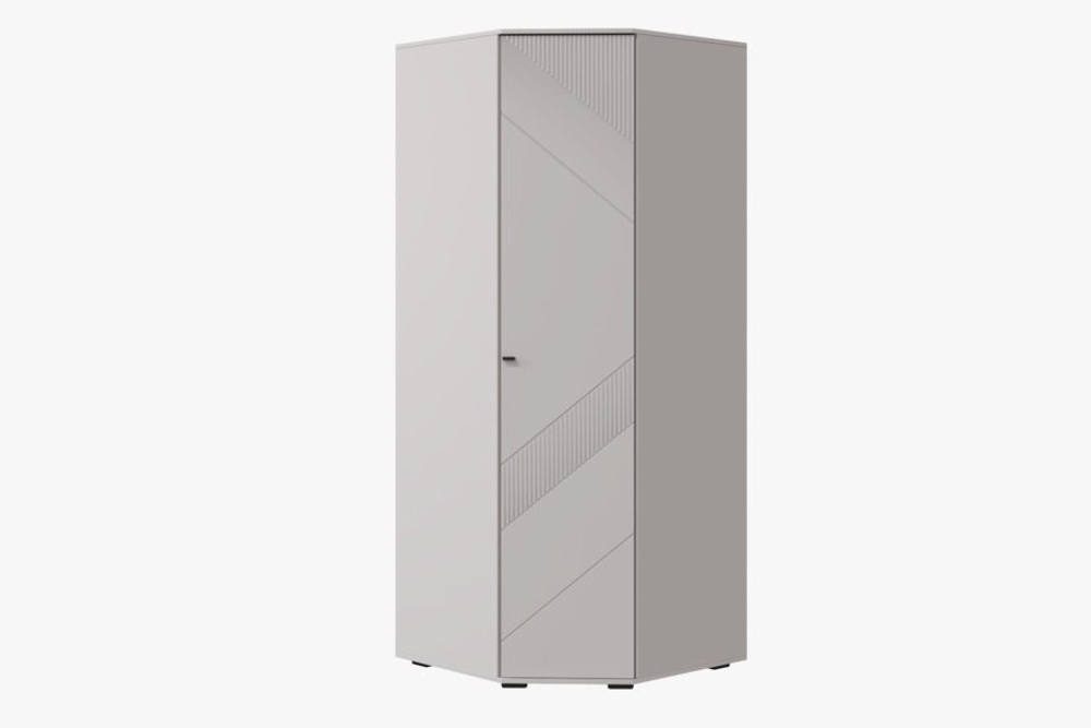 Шкаф-пенал с полками и штангойКашемир 45х58х221 см