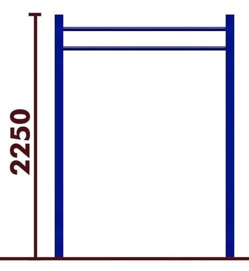 Турник для подтягивания разноуровневый 32006