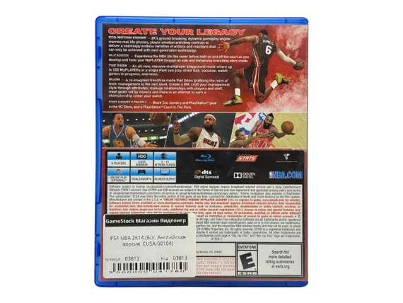 PS4 NBA 2K14 (Б/У, Английская версия, CUSA-00104)