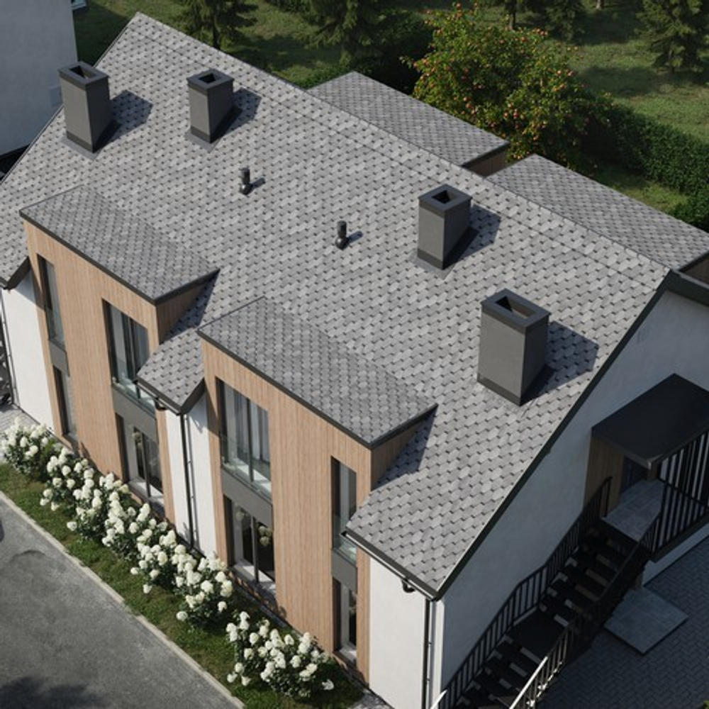 Черепица битумная гибкая Tegola COMFORT GARDA Granito 469