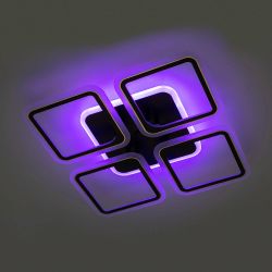 Citilux Марсель Смарт CL232A145E RGB Умная люстра Чёрная