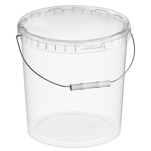 Ведро с ручкой 20л. d-340, КРУГЛОЕ с крышкой. 15шт/упак (Альянс упак)