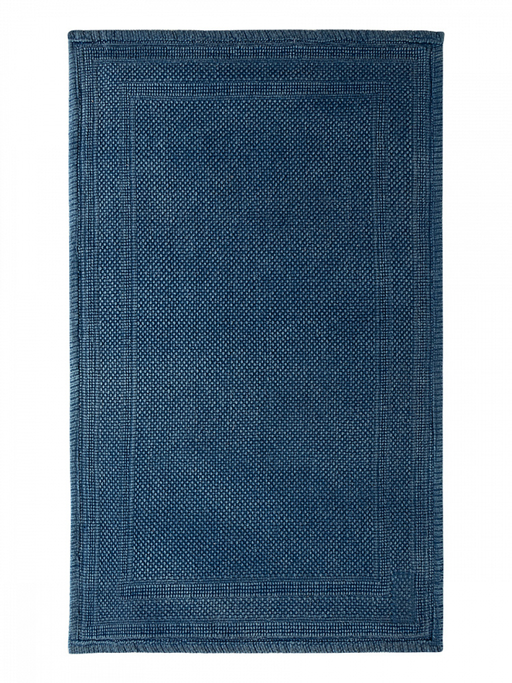 Коврик универсальный DeNASTIA 60х100 под джинсу букле, х/б, синий