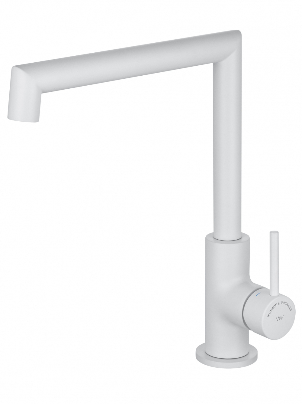 Смеситель для кухни WONZON & WOGHAND, Белый матовый (WW-L1005-MW)