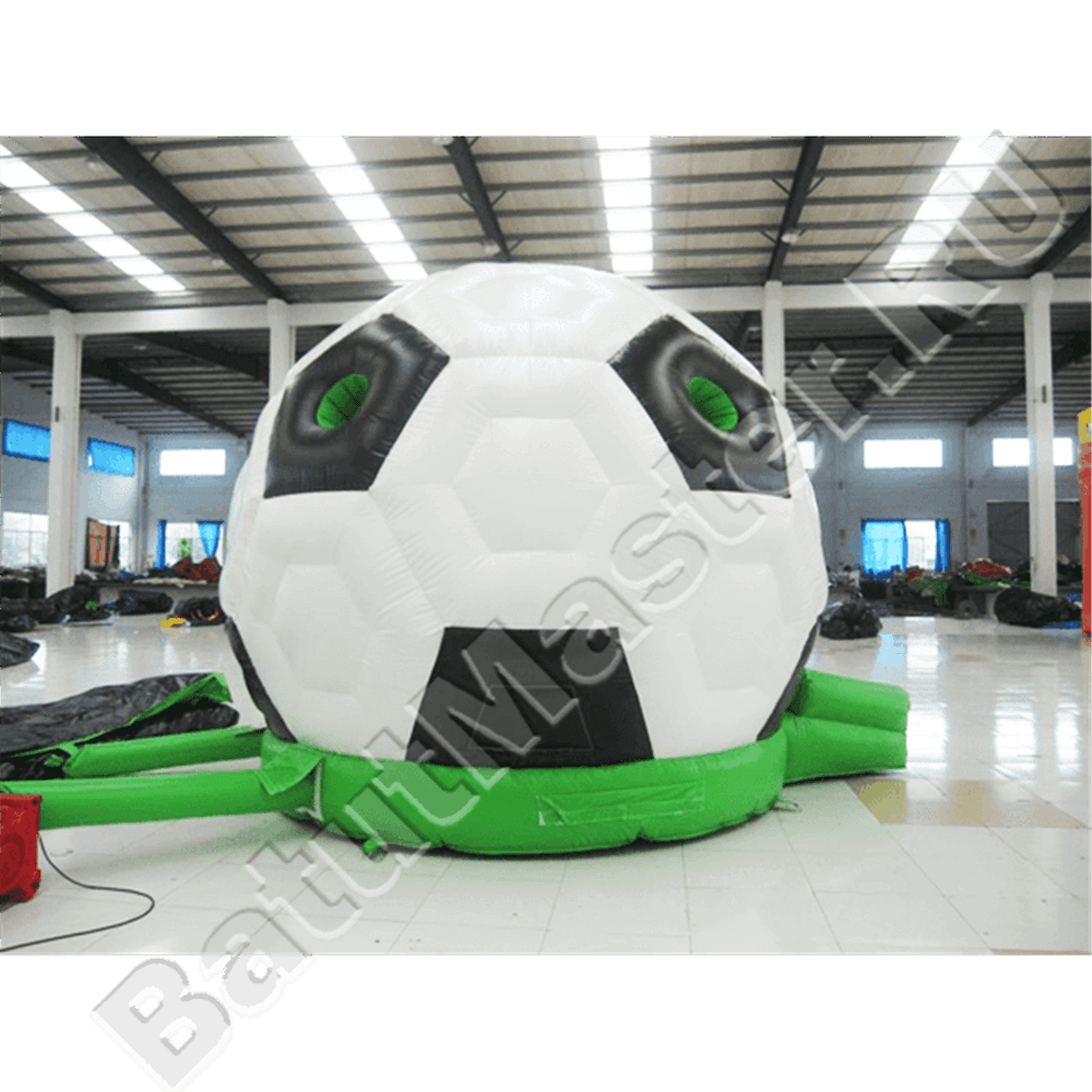 Коммерческий надувной батут «Футбольный мяч» с крышей, 4,5*4,5*5