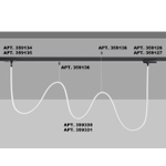 359331 KONST NT24 066 черный Светильник светодиодный IP20 LED 4000K 38W 170-265V 3360Лм RAMO