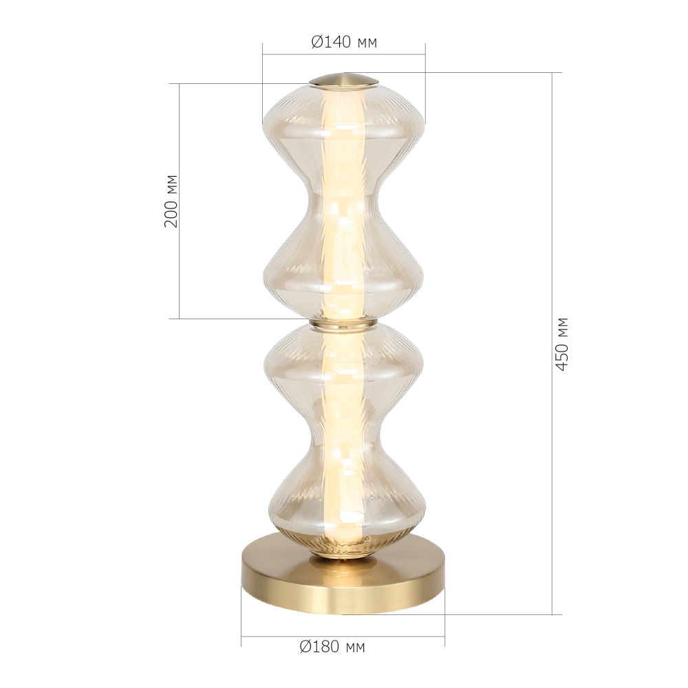 Светильник настольный SPINE LED 12W 3000K