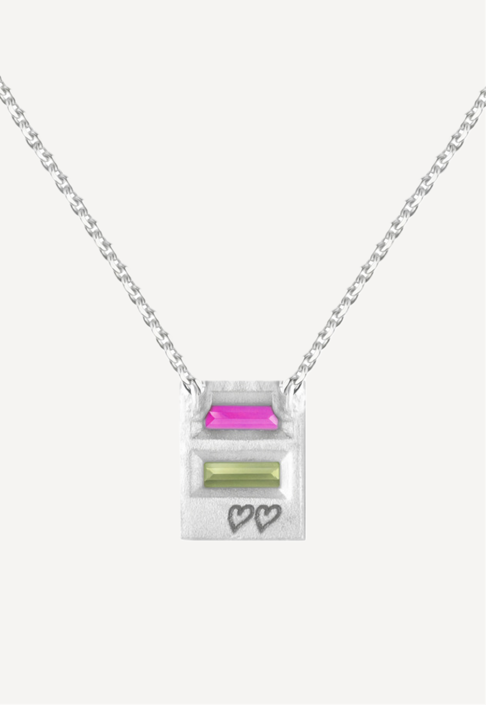 Колье из серебра "Прогулка на рассвете"