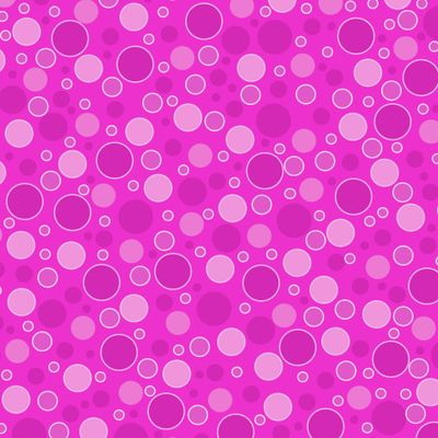 Яркий малиновый в горошек