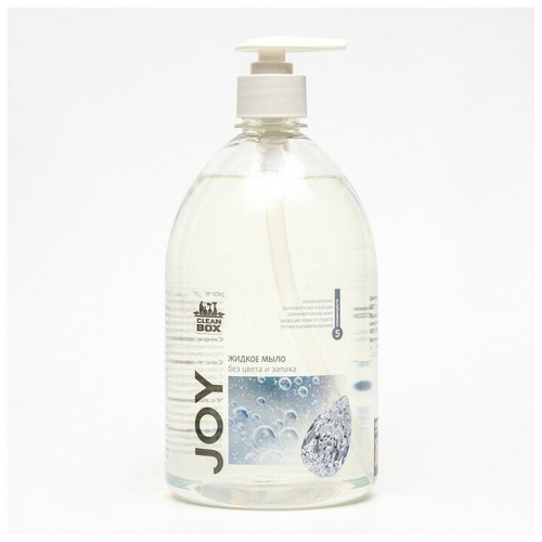 МЫЛО ЖИДКОЕ ЭКОНОМ CLEANBOX ЖОЙ (1КГ/1Л) ПЭТ ТАРА,БЕЗ ЦВ И ЗАПАХ