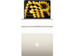 15.3 Ноутбук Apple MacBook Air 15 2023 2880x1864, Apple M2, RAM 8 ГБ, SSD 256 ГБ, Apple graphics 10-core, macOS, MQKU3, starlight