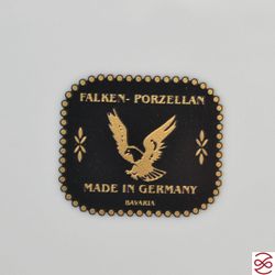 Блюдо Falkenporzellan Constanza Tosca Blueshade Gold 32 см