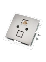 Розетка NILSON RJ45 САТ5 антрацит Touran/Alegra metallic