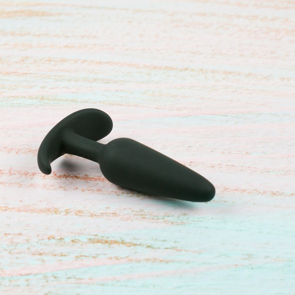 Черная анальная пробка для ношения Big Secret - 12,5 см. (Цвет: черный)