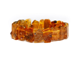 Браслет из натурального янтаря лечебного, 175666мер
