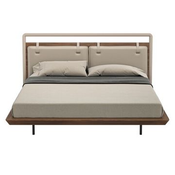 Кровать с решеткой 190×220×110 OLIMAR, MOD INTERIORS цвет светло-бежевый