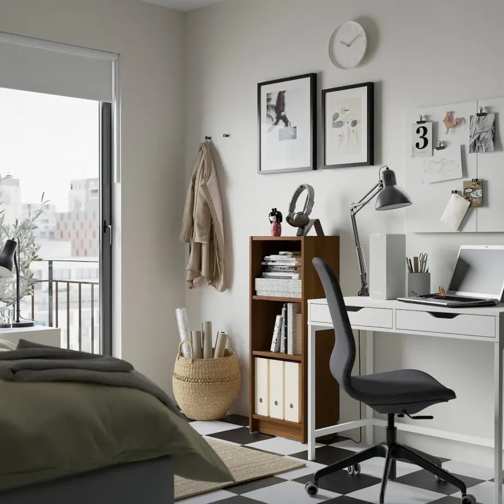 Книжный шкаф -  BILLY IKEA/ БИЛЛИ ИКЕА,40х28х106 см, коричневый