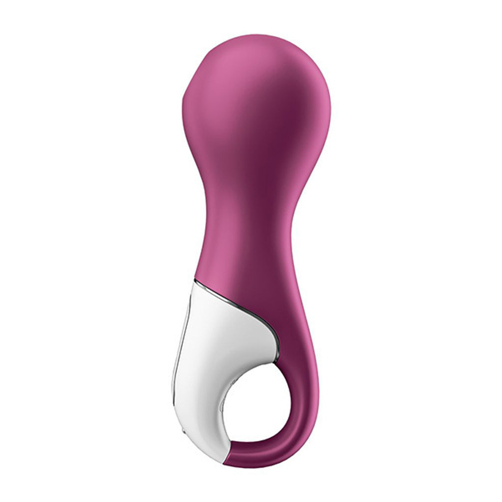 Малиновый вакуум-волновой вибростимулятор 15,8см Satisfyer Lucky Libra
