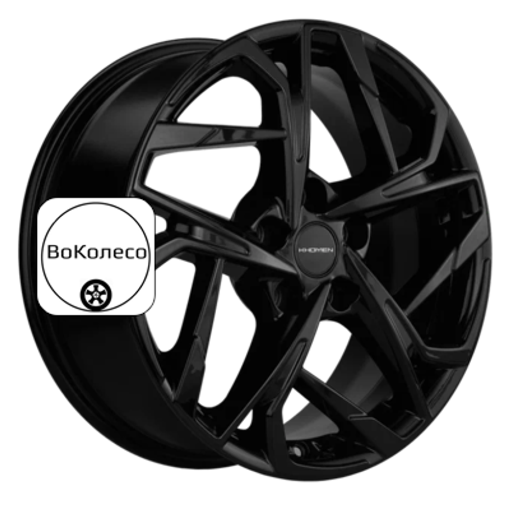 7x17/5x108 ET40 D54,1 KHW1716 (Jac/Москвич 3) Black Khomen Wheels