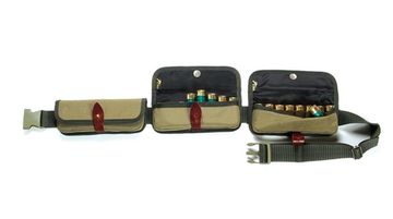 VEKTOR патронташ со съемными подсумками  из ткани кордура на капроновом ремне на 8 патронов 12, 16, 20 калибр