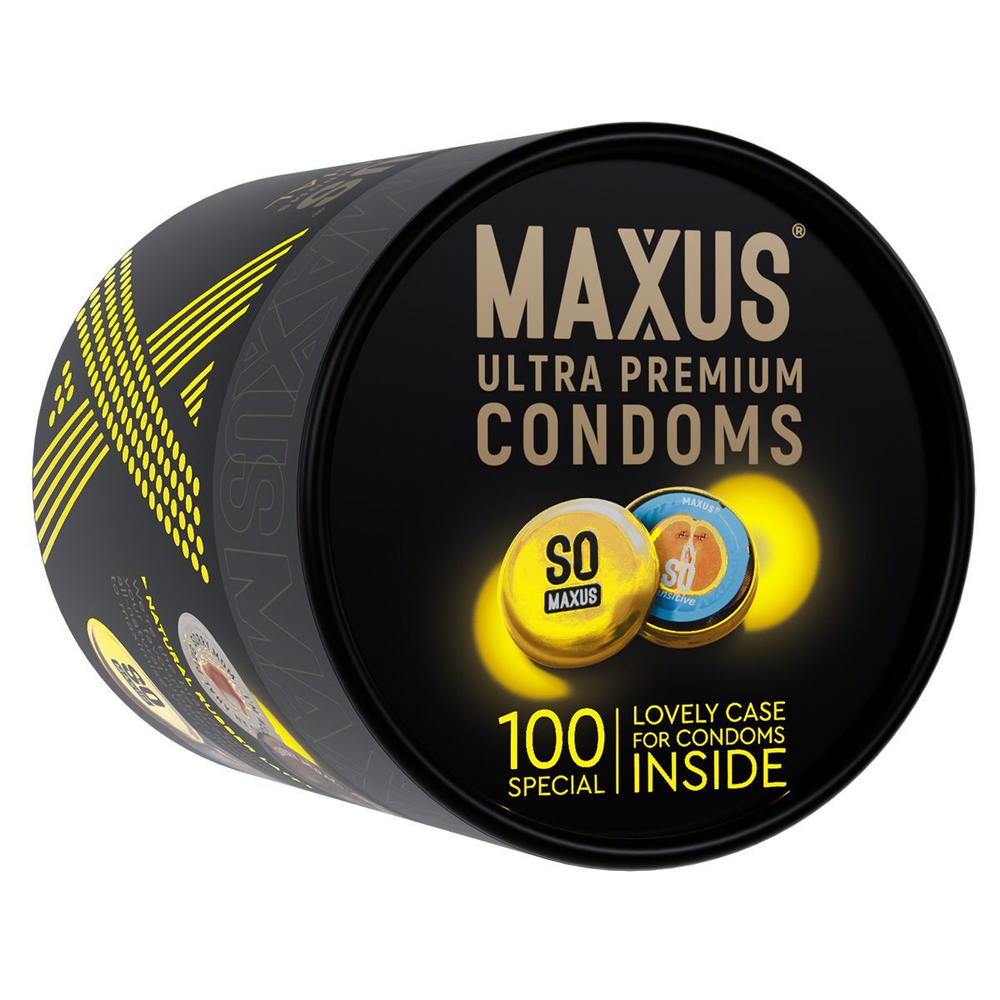 Презервативы MAXUS So Much Sex текстурированные, 100 шт., кейс
